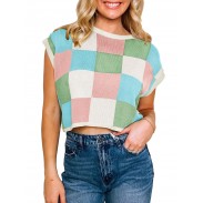 Women's Cap Sleeve Cropped Top