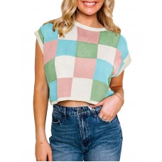 Women's Cap Sleeve Cropped Top