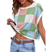 Women's Cap Sleeve Cropped Top