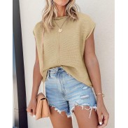 Women's Khaki Light Sweater Pullover
