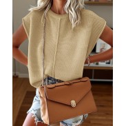Women's Khaki Light Sweater Pullover