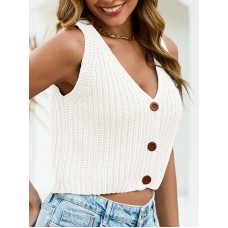 Women's Short Sweater Vest