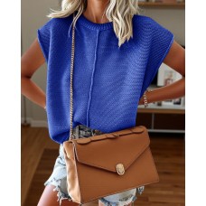 Women's Summer Blue Sweater Pullover