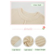 Women's Thin Sweater White Pullover