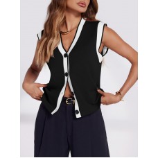 Women's V-Neck Sweater Vest
