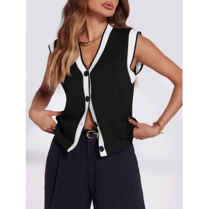 Women's V-Neck Sweater Vest