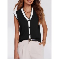 Women's V-Neck Sweater Vest
