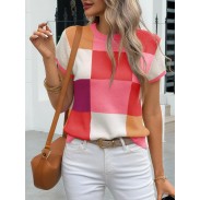 Women's short sleeve sweater